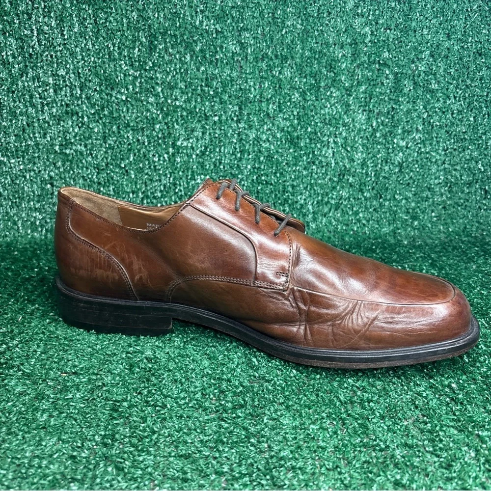 Vintage Bostonian Italy Oxfords Dress Shoes Size 11 Wide Brown Leather‎